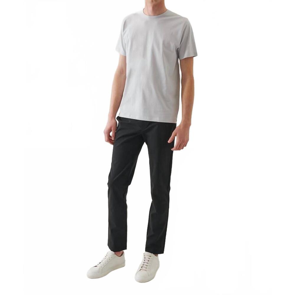 NEW PATRICK ASSARAF nucleo stretch chino pants in black